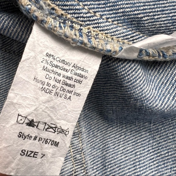 fab'rik High Rise Distressed Blue Jeans - Picture 13 of 13